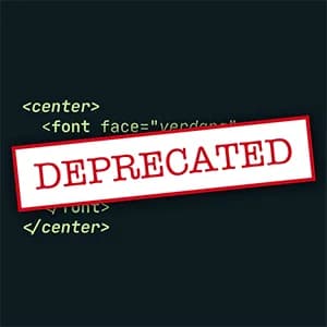 تگ های منسوخ شده و قدیمی HTML