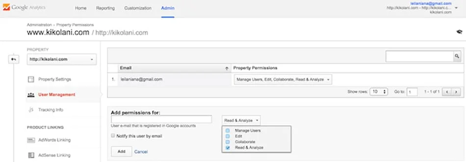 google analytics