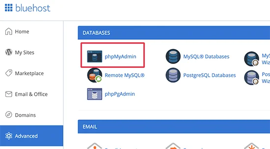 phpmyadmin